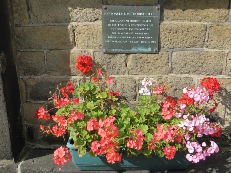 PLaque at Methodist chapel
